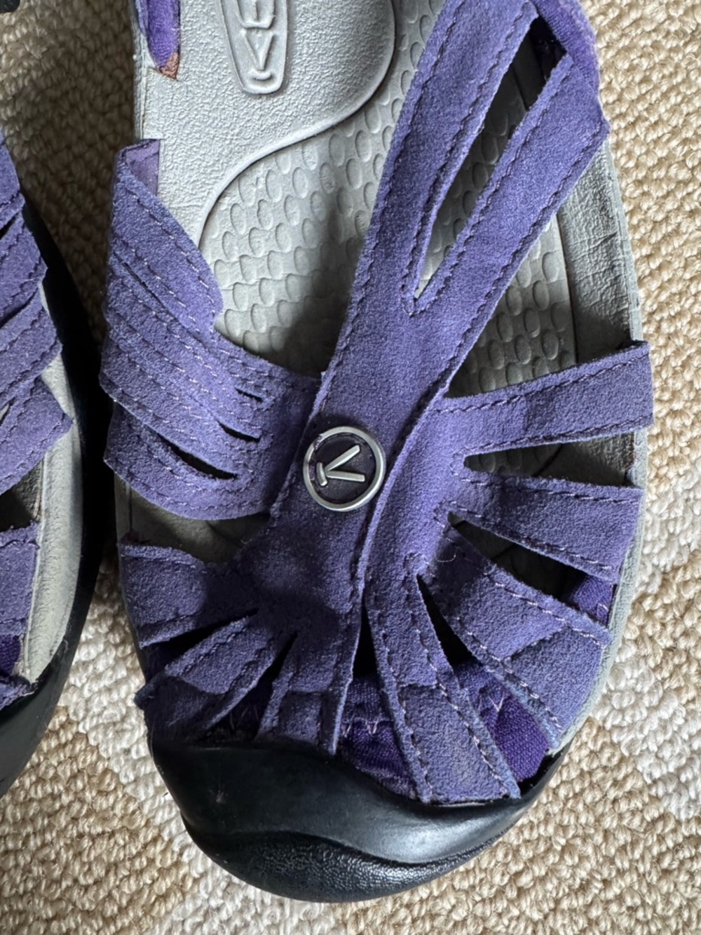 KEEN Rose Sport Sandals Waterproof Comfort Hiking Shoes Outdoor Trail Purple 6 - Picture 9 of 12
